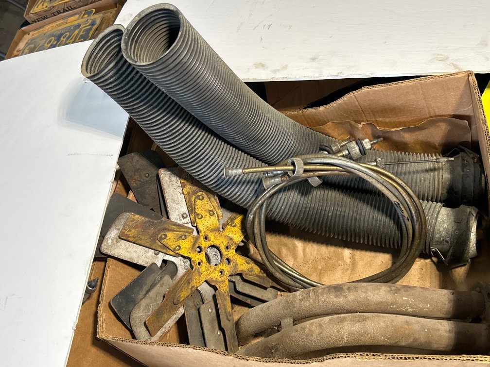 Original Sunbeam Parts: Heater Duct Work, Fan Blades, Speedometer Cables