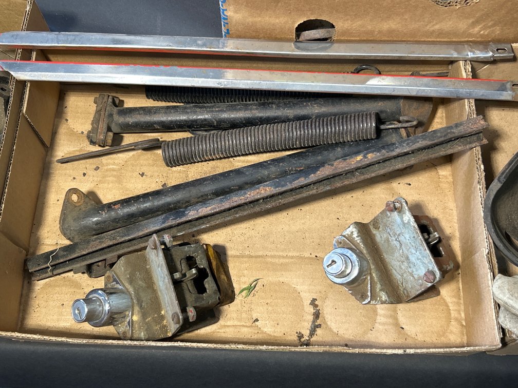 Sunbeam Trunk Parts: Latches, Springs, Molding