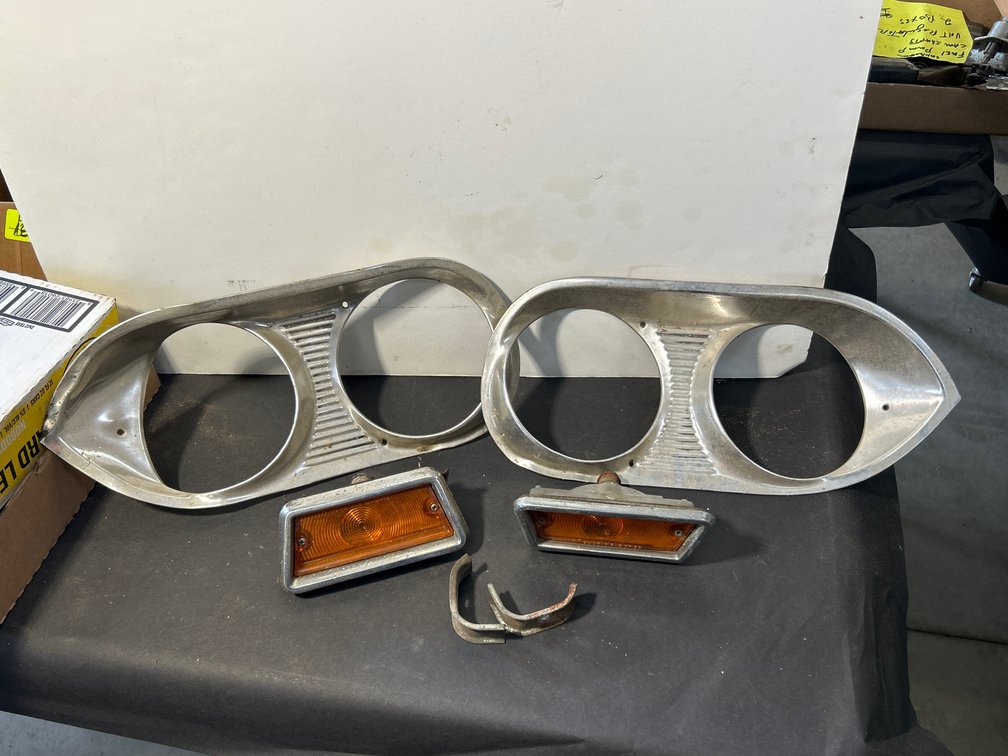 Corvair Parts: Light Bezels and 1965 Turn Signals