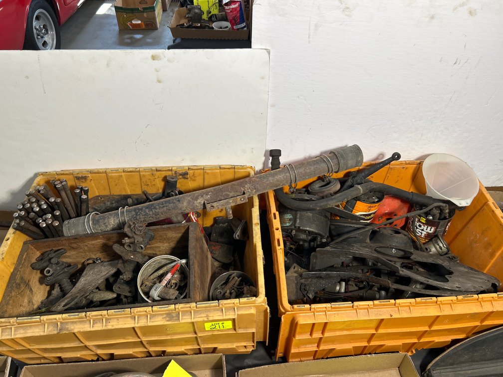 Assorted Vintage Automotive Mechanical Hardware and Parts