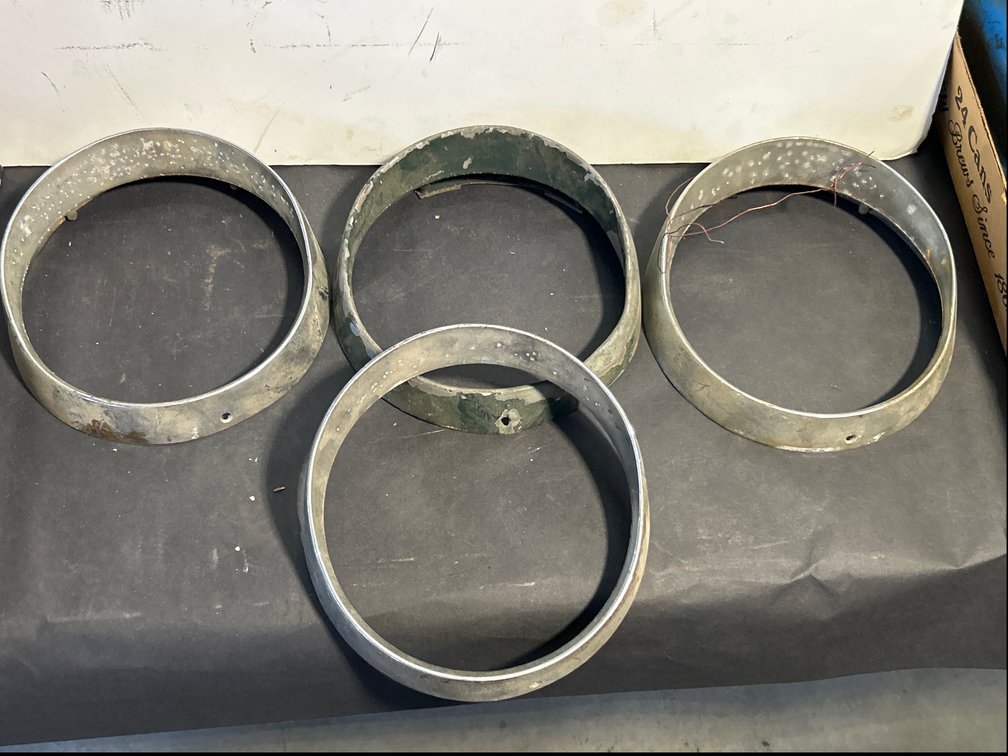 4 Sunbeam Headlight Rims