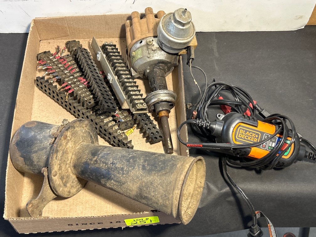 Vintage Automotive Equipment, Ignition Parts, and Power Tools