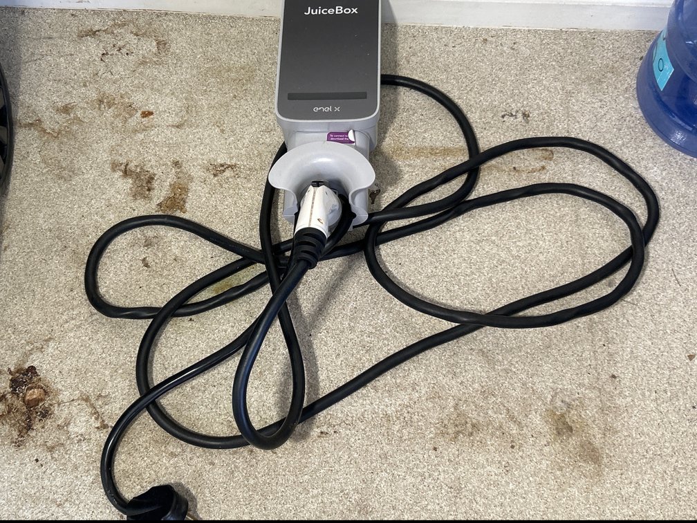 Juice Box Enel X Electric Vehicle Charging Station Home Charger