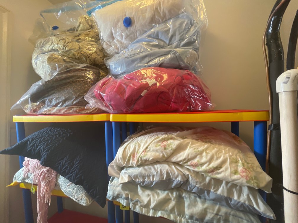 Pillows, Comforters, Blankets, More