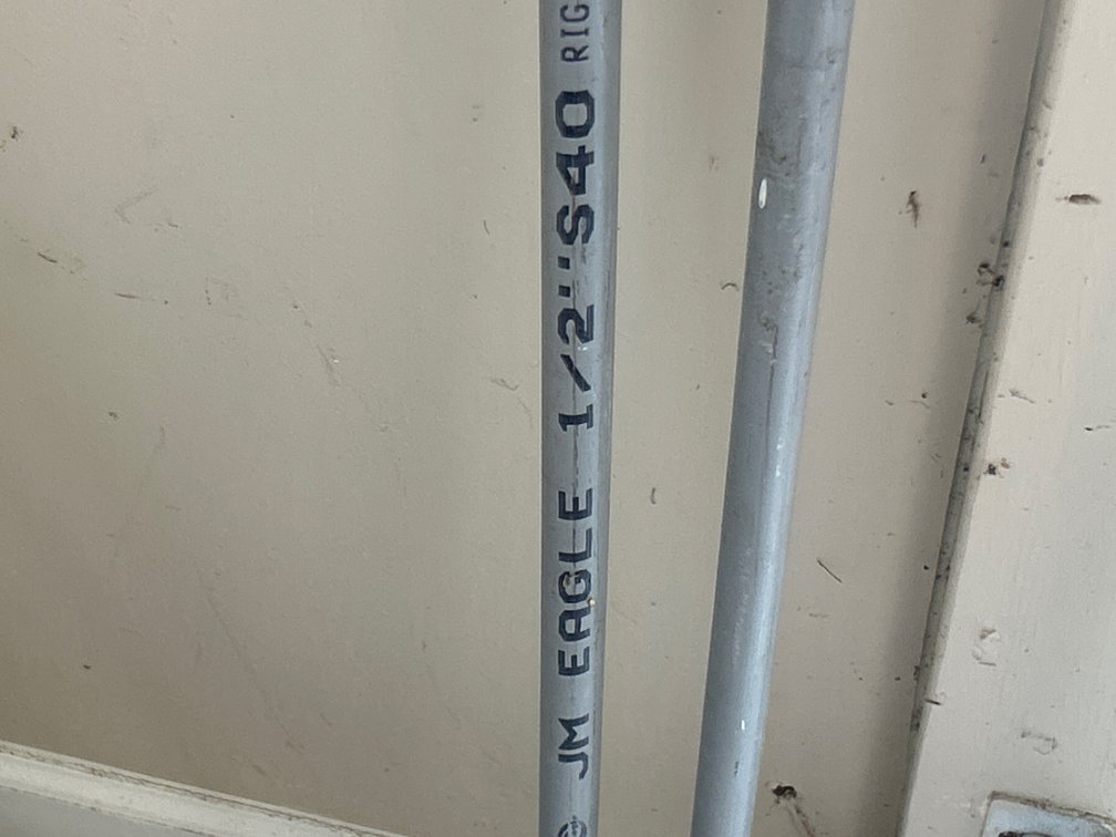 3 Pieces of JM Eagle 1/2" Schedule 40 PVC Pipe