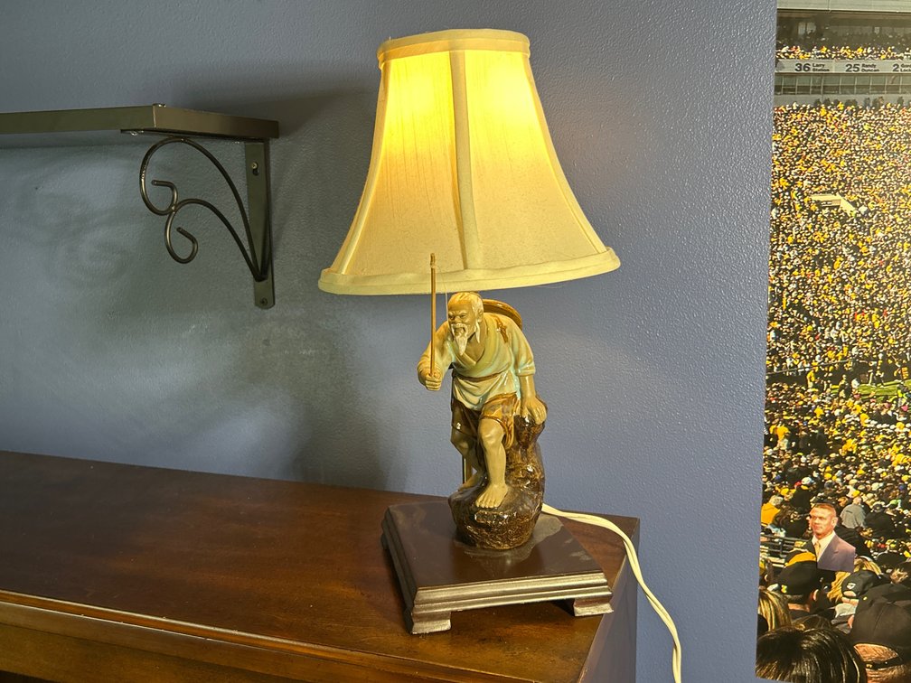Mudman Figural Table Lamp with Shade