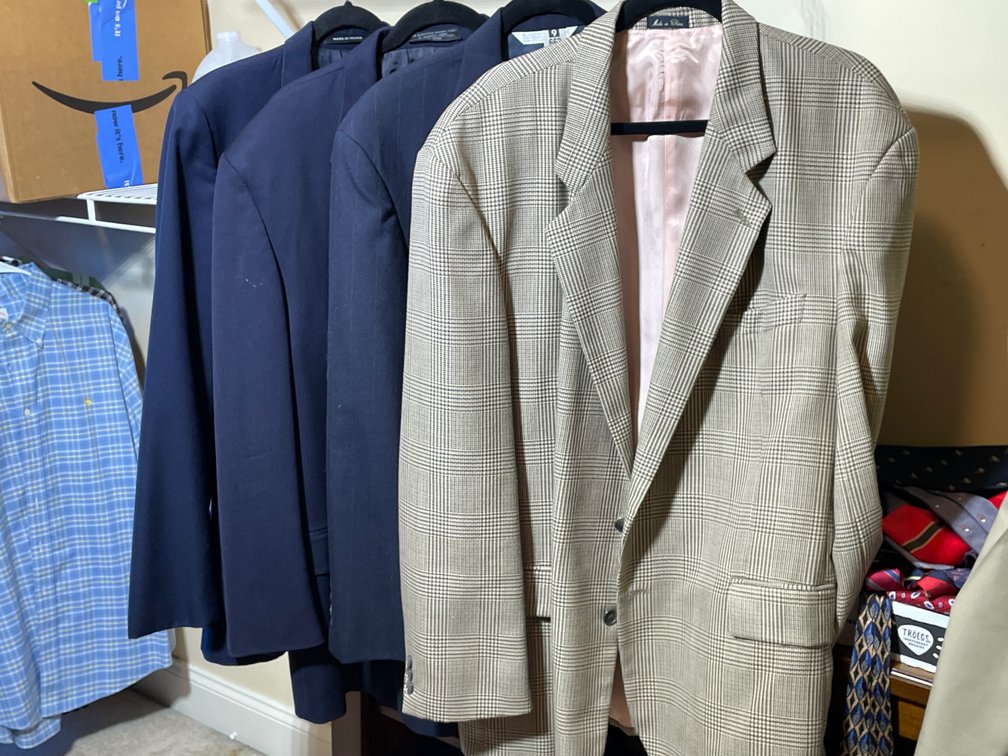 Men's Sport Jackets in Blue, Gray, Plaid