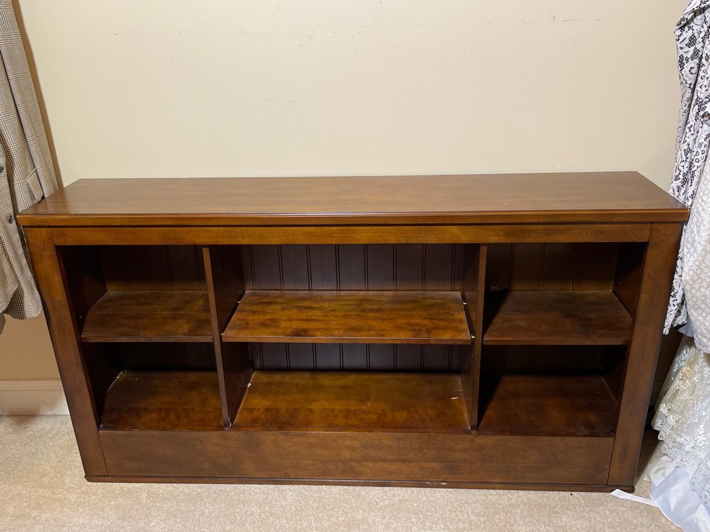 Wooden Book/Shoe Shelf