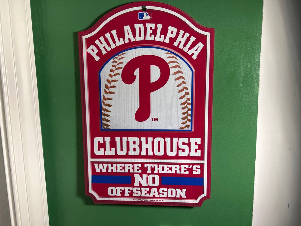 Philadelphia Phillies Clubhouse Sign
