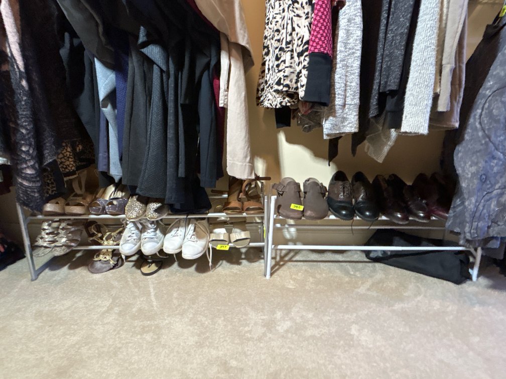 2 Sections of Shoe Rack