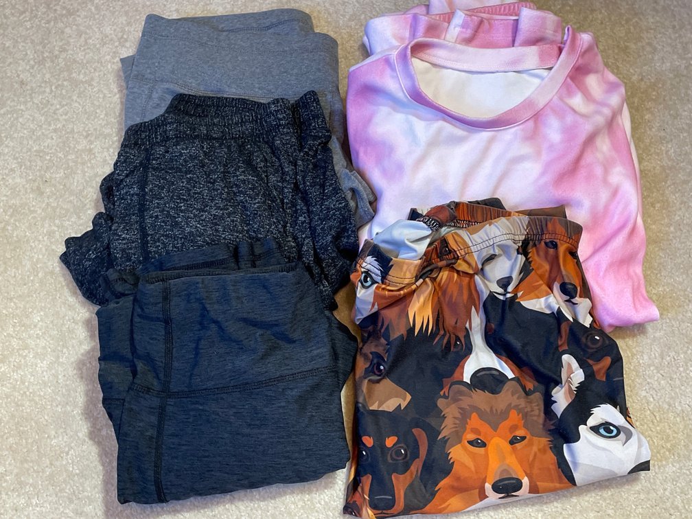 Lady's Active Pants, Tie Dye Top/Pants Set