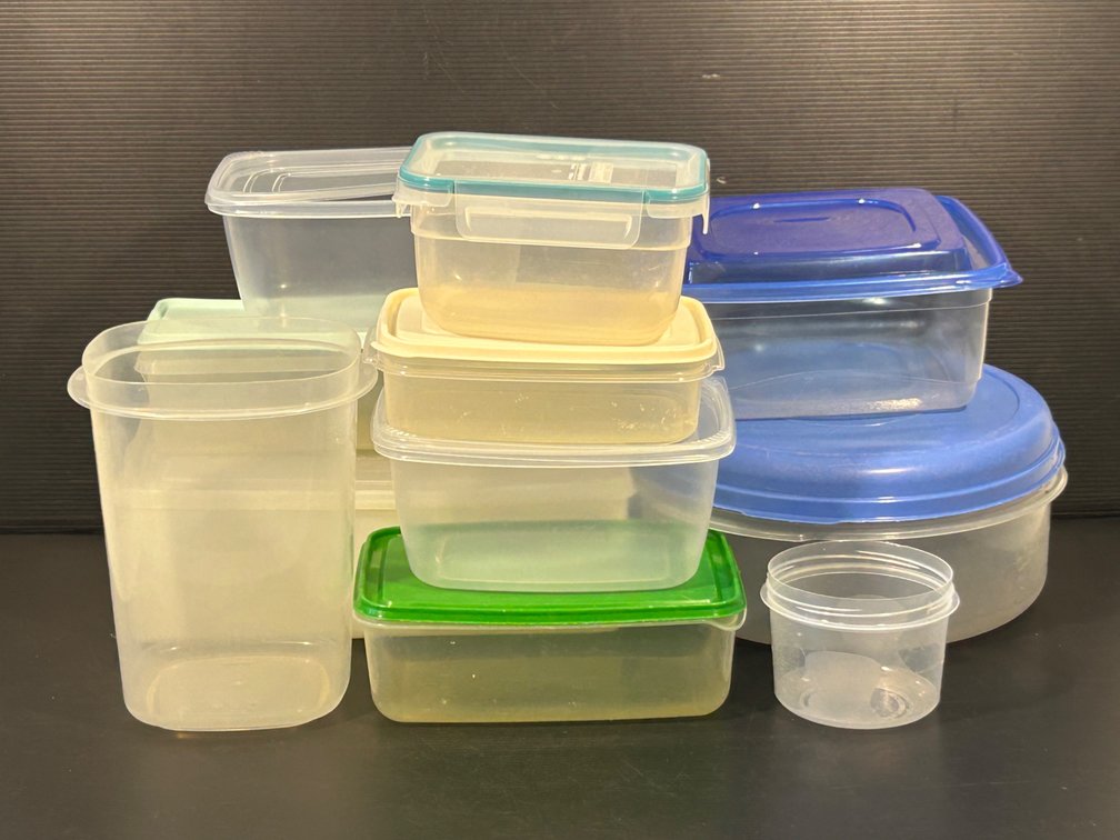 Plastic Food Storage Containers- Some Tupperware Included