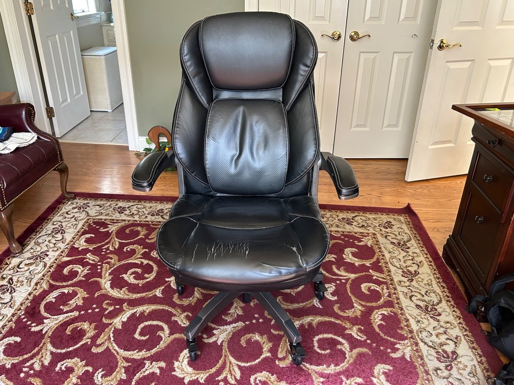 La-Z-Boy Leather High Back Office Chair with 5-Star Base