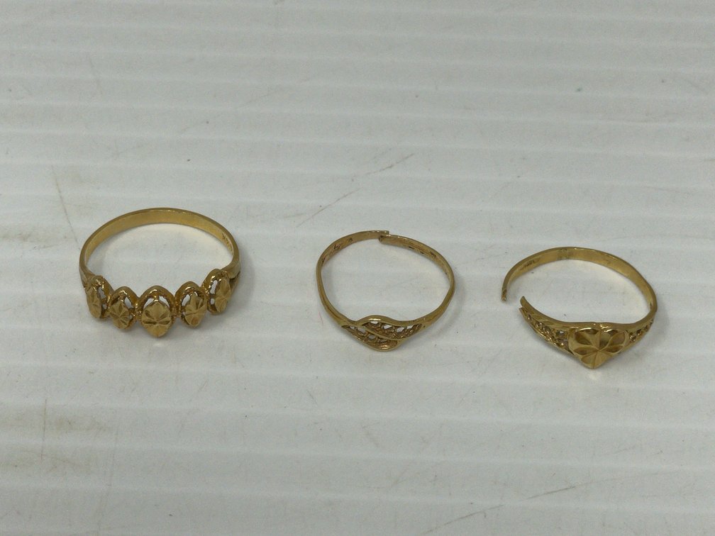 3 Gold Bands