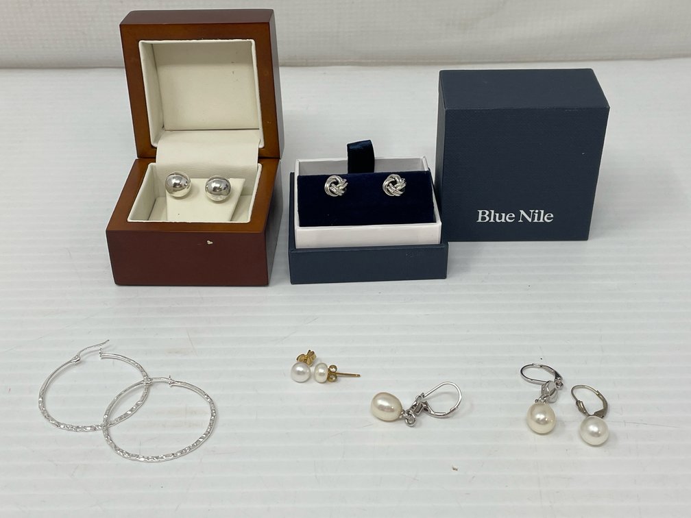 5+ Pair of Sterling Earrigs