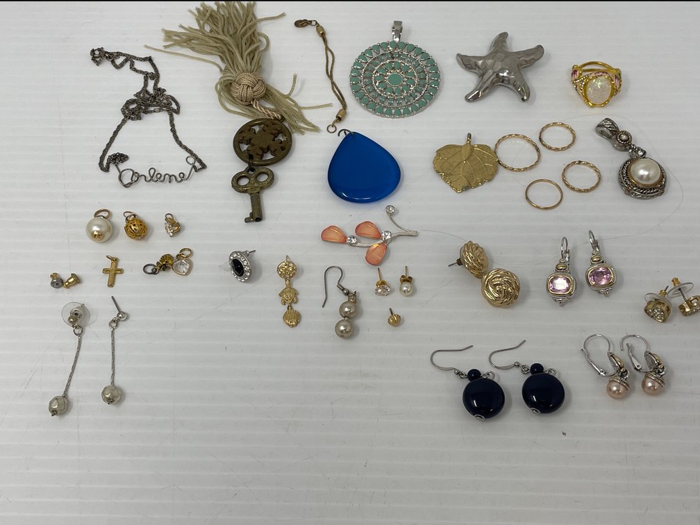 Costume Earrings, Rings, Pendants and More