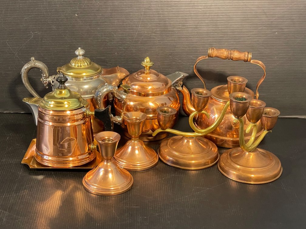 Large Assortment of Copper Pieces