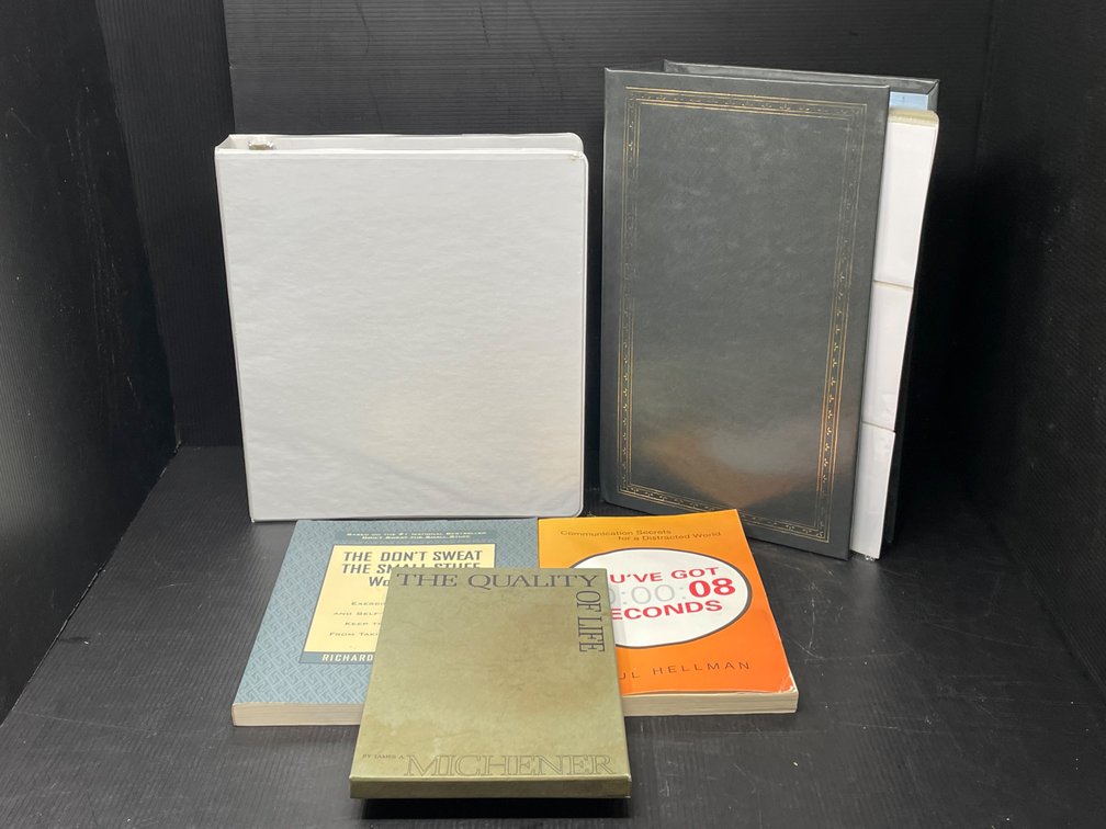 Photo Album, 3-Ring Binder, Books, CD Sets of Classical Music, Sticky Notes, More