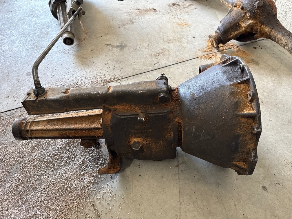 Vintage Manual Transmission and Bellhousing Assembly