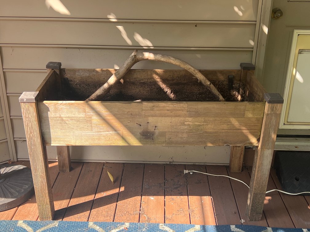 Raised Wooden Planter