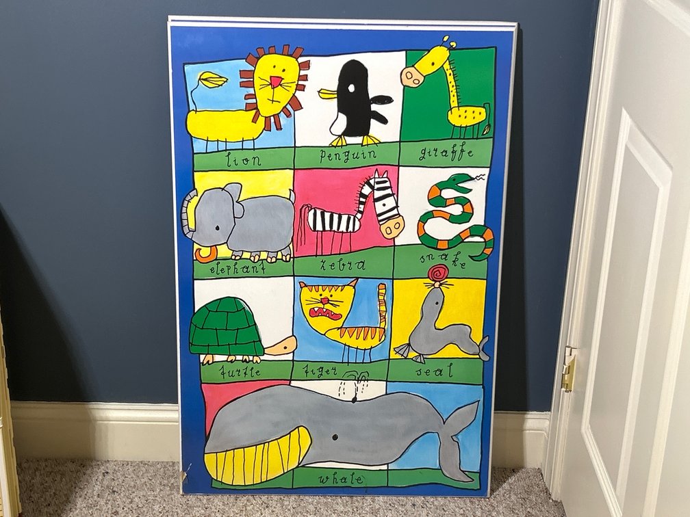 Colorful Animals Poster