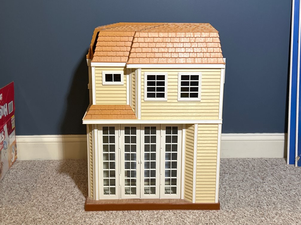 Wooden 2-Story Dollhouse