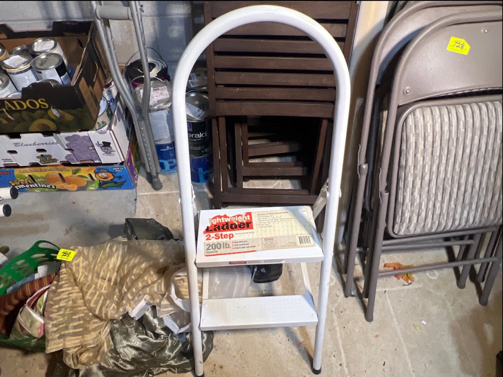 Lightweight 2-Step Household Step Ladder