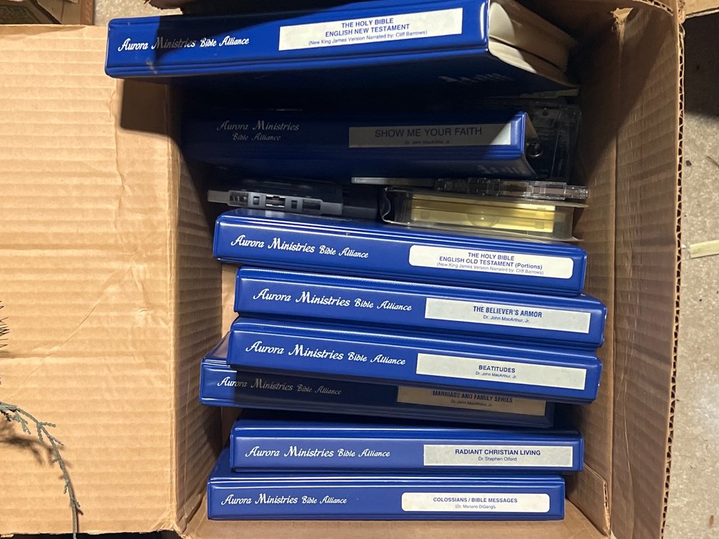 Cassette Tape Sermon Series from Aurora Ministries Bible Alliance