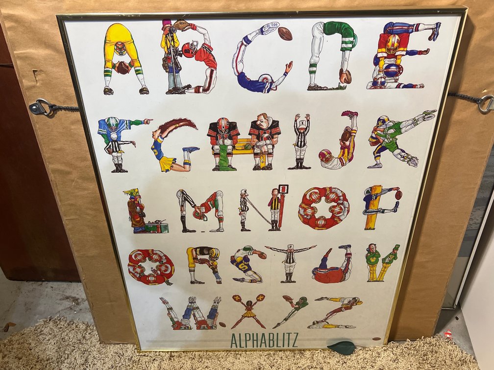 Framed Poster "Alpahblitz"
