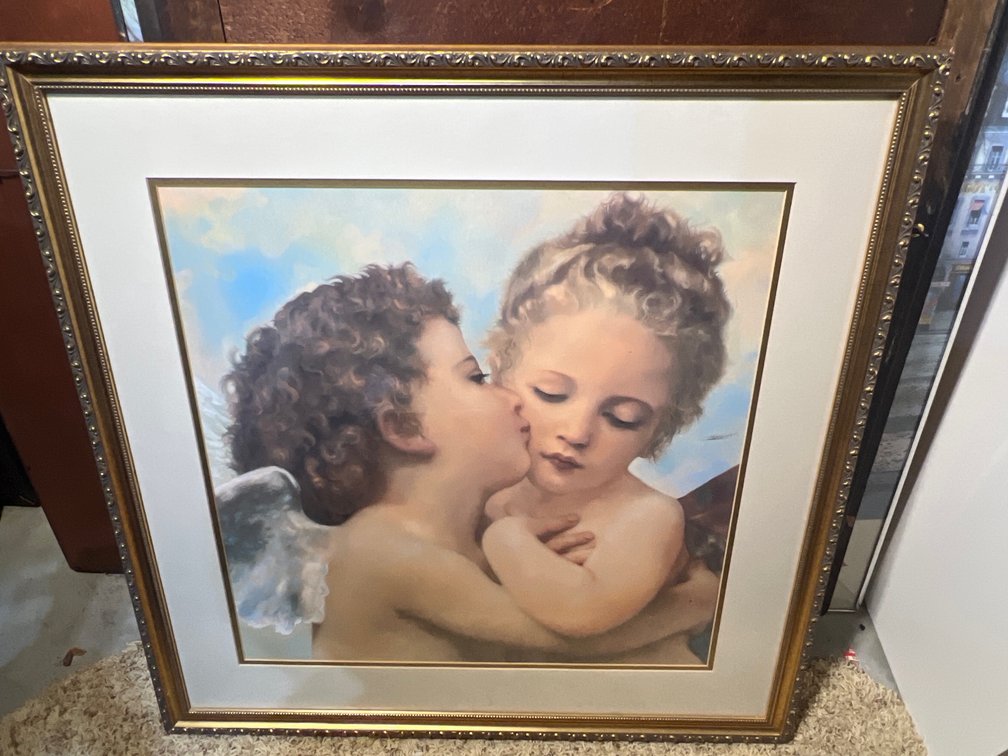 Framed Color Print of Cherubs