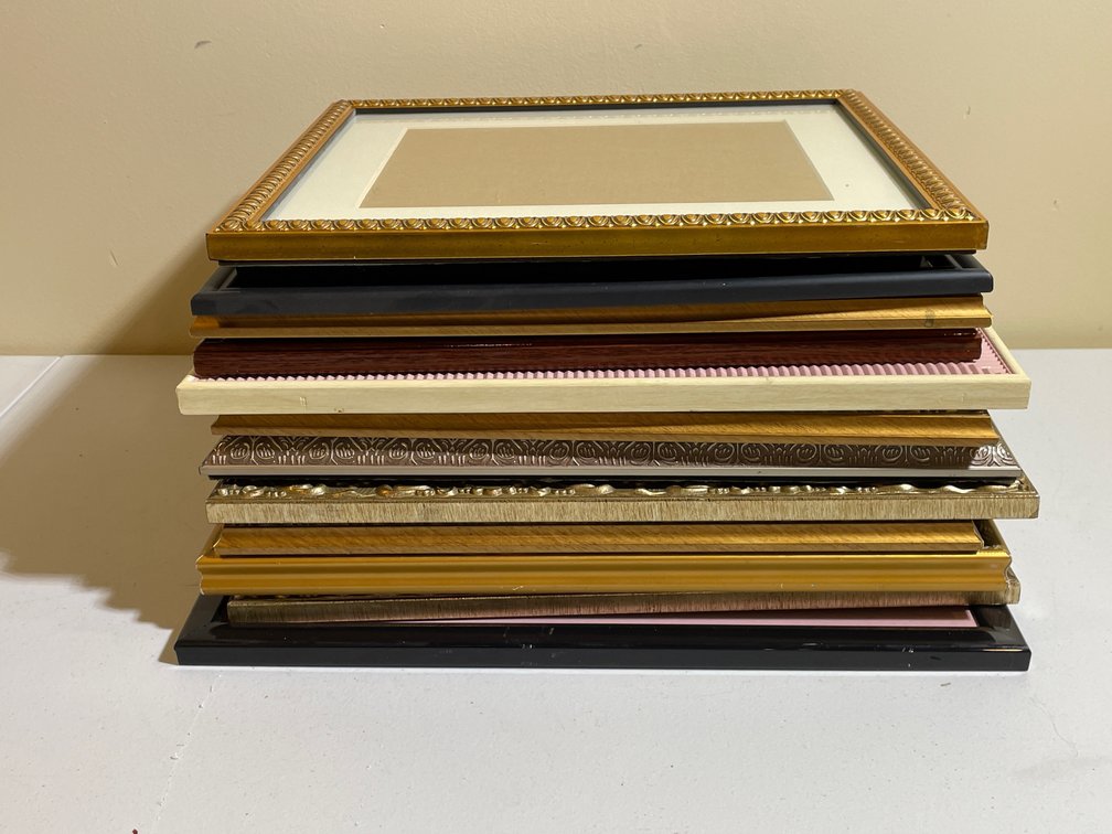 Assorted Picture Frames- 10" x 13" and 11" x 14" Sizes