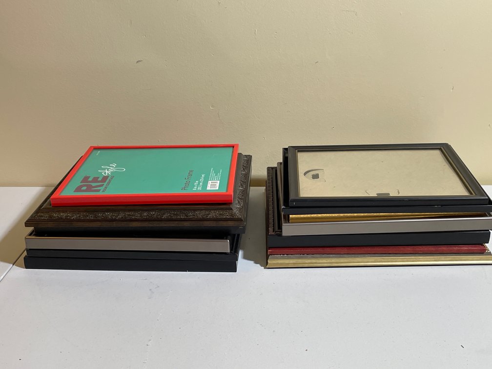 Assorted Picture Frames- 8" x 10" Size