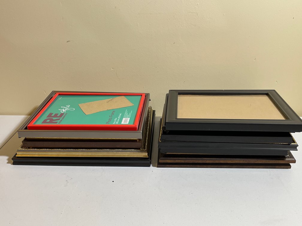 Assorted Picture Frames- 8" x 10" Size