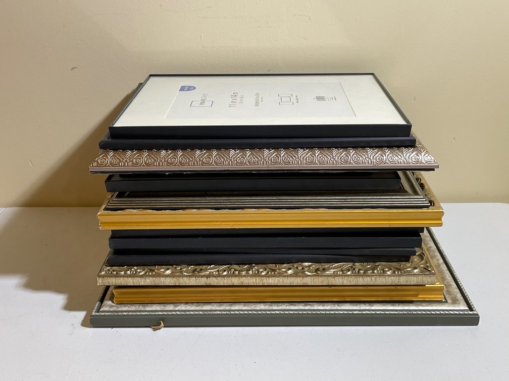 Assorted Picture Frames- Various Sizes