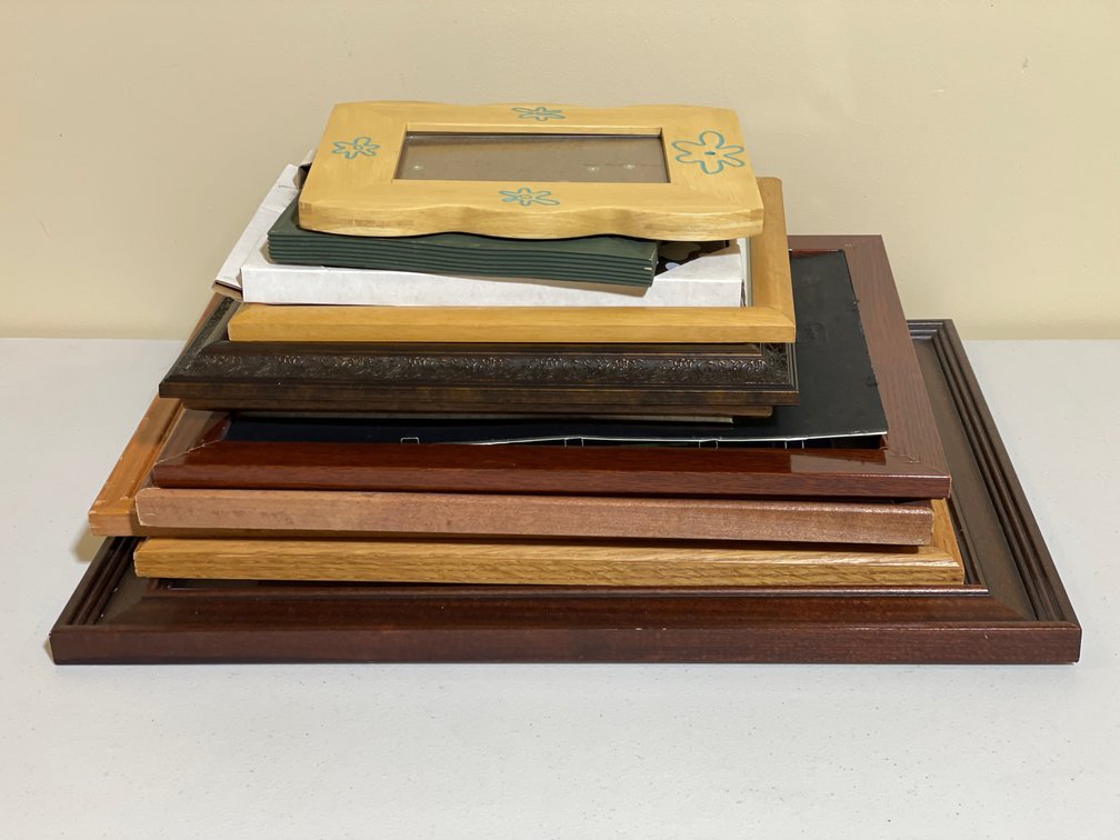 Assorted Picture Frames- Various Sizes