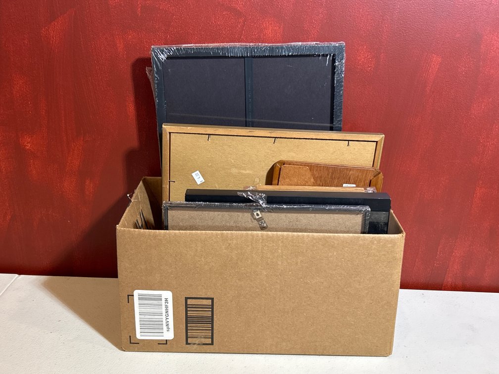 Box Lot of Assorted Frames