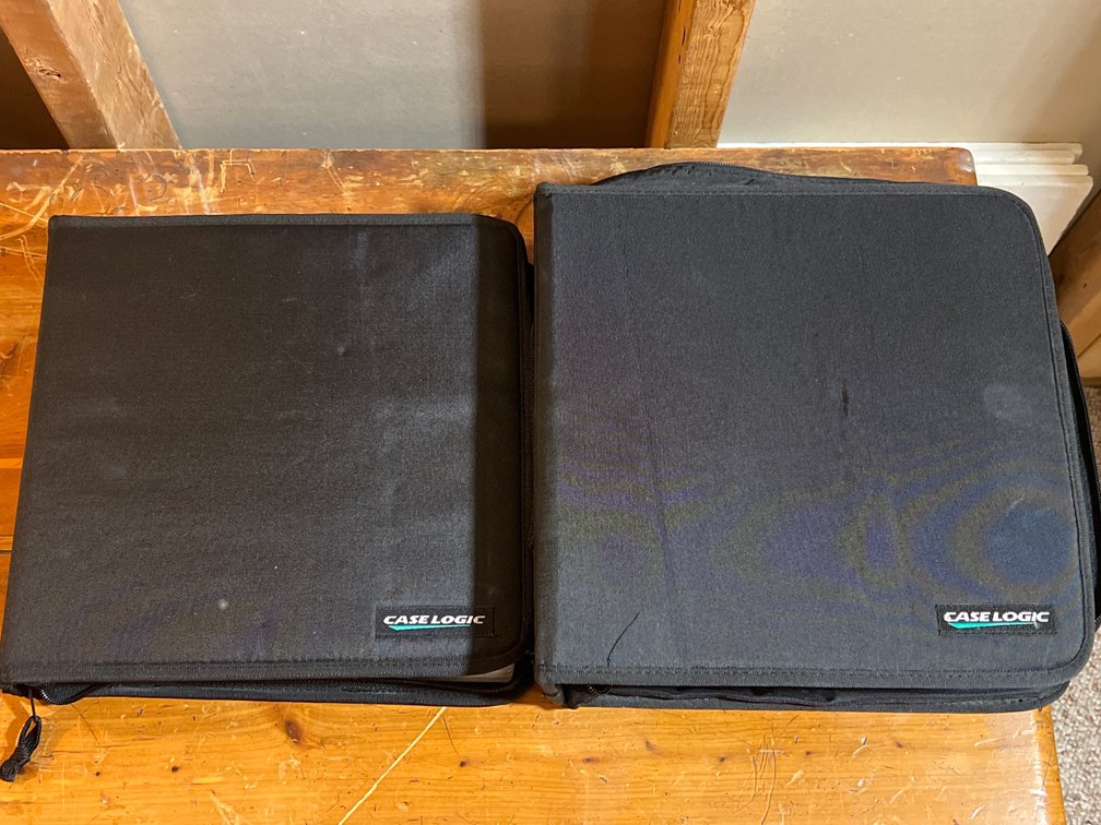 2 Case Logic CD Cases with Music CDs