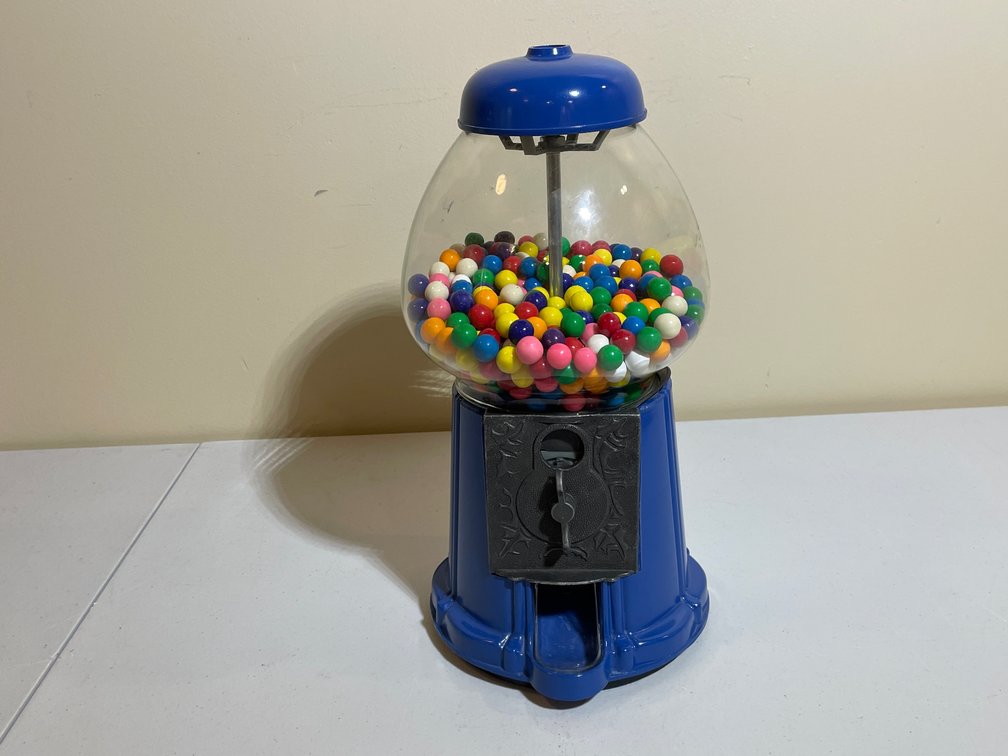 Vintage Type Gumball Machine and Gumballs