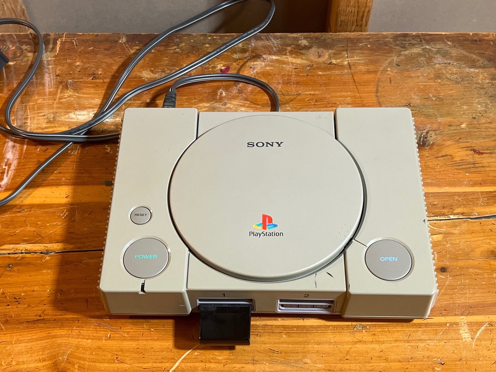 Sony Play Station with Massive Attack Disc Inside