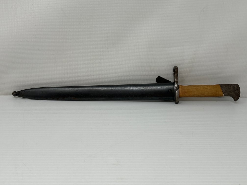 Belgian Style Rifle Bayonet with Scabbard