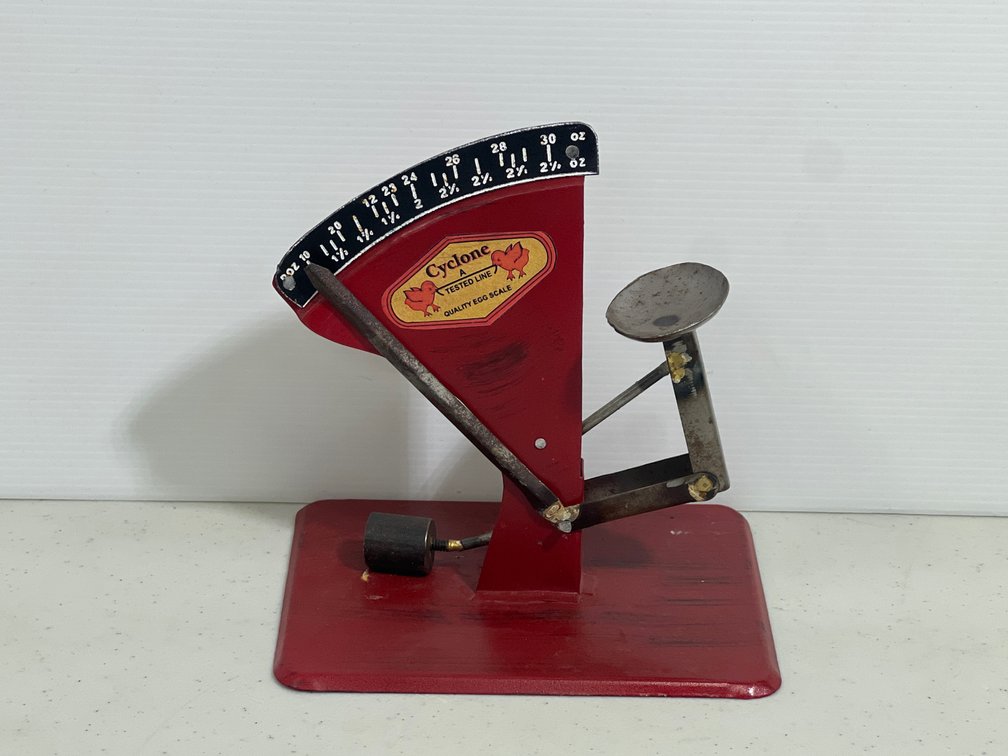 Vintage Cyclone Egg Scale