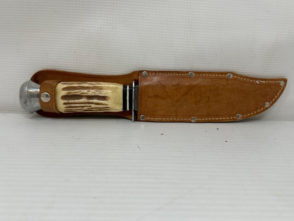 Solingen German Knife with Leather Sheath