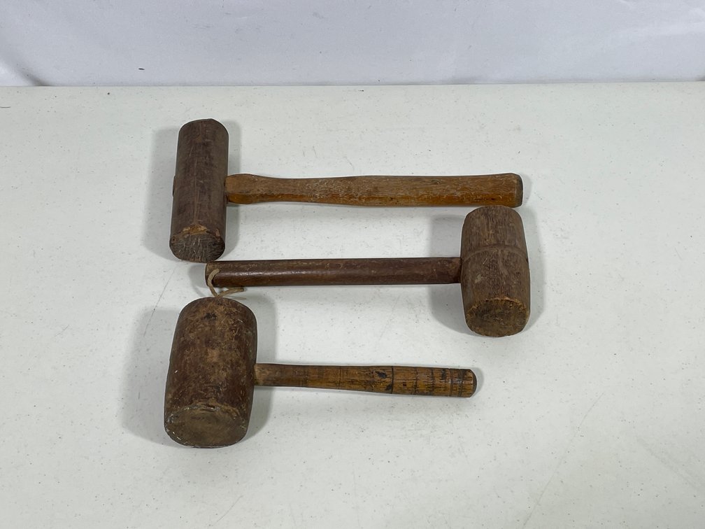 3 Wooden Mallets