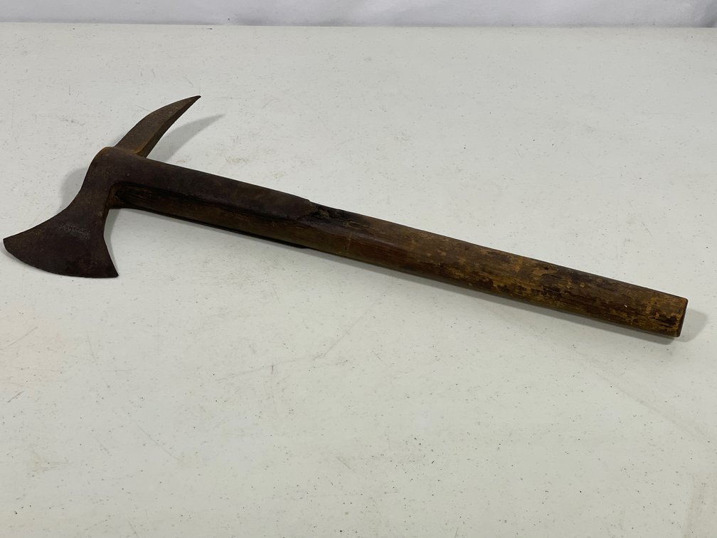 Mid 19th Century Naval Boarding Axe marked F. Barnes & Co. Axe