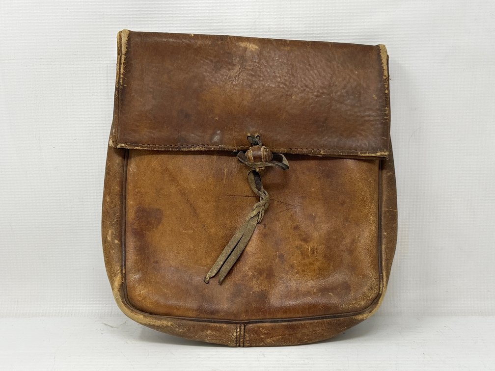 Antique Leather Hunting Bag/Shooter's Pouch