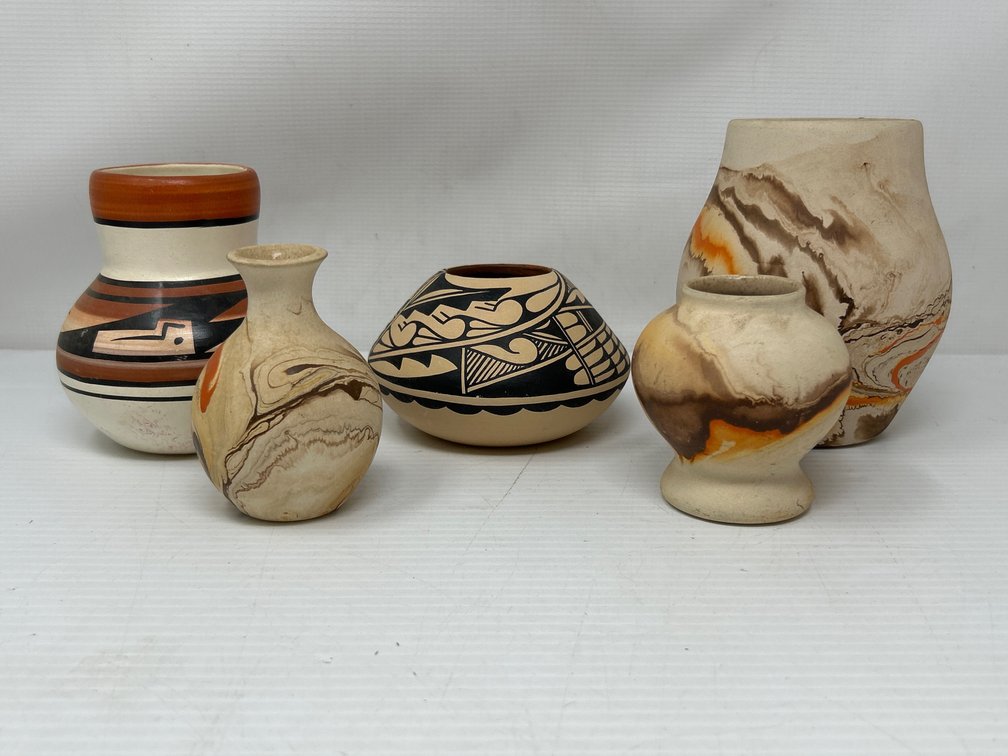 5 Southwest Pottery Vases