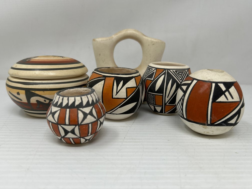 6 Southwest Pottery Vases