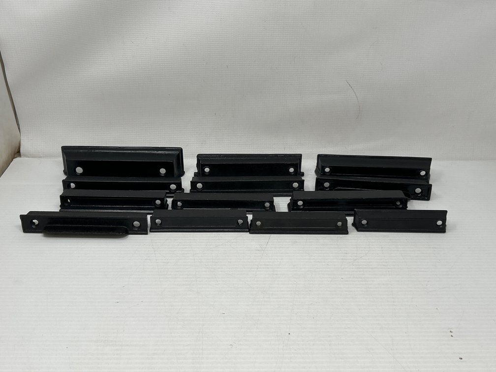 Antique Cast Iron Door Hardware- 13 Surface Mount Lock Catches
