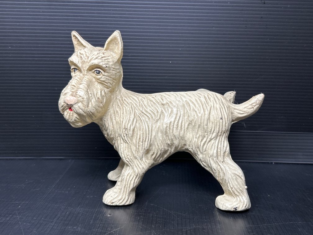 Cast Iron "Naughty Scottie" Dog with Lifted Leg