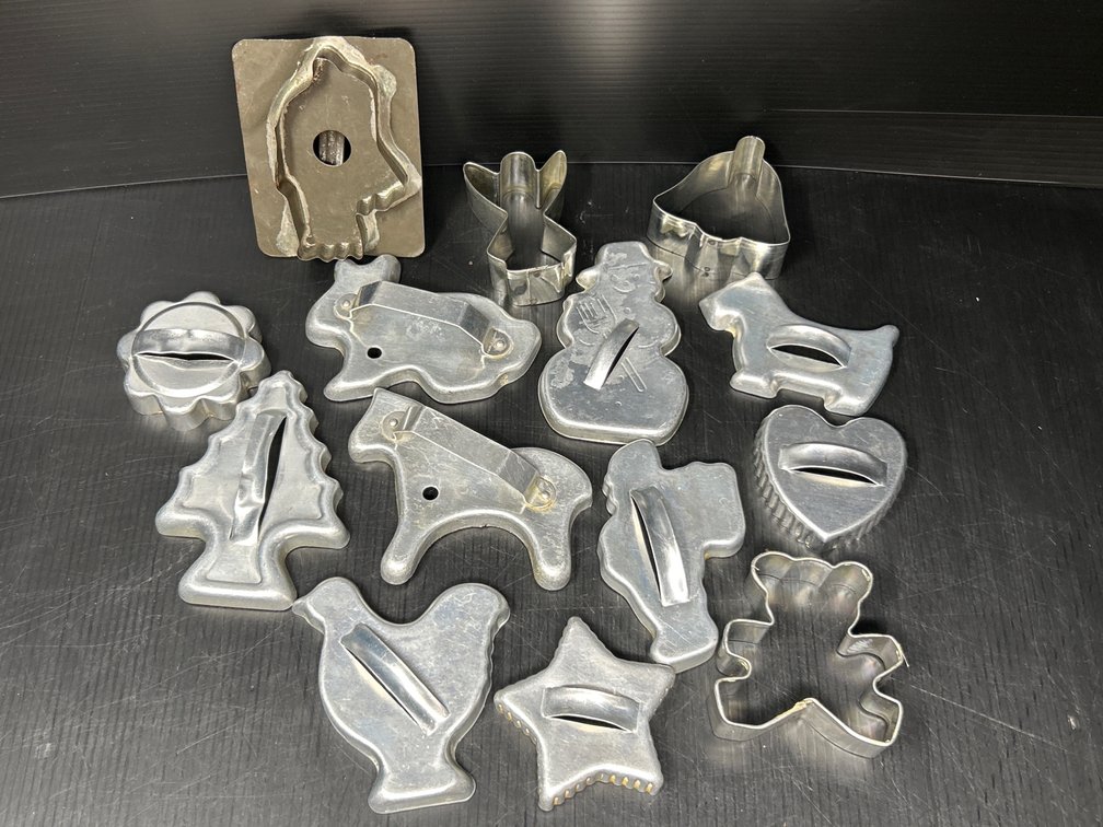 Aluminum Cookie Cutters in Various Shapes